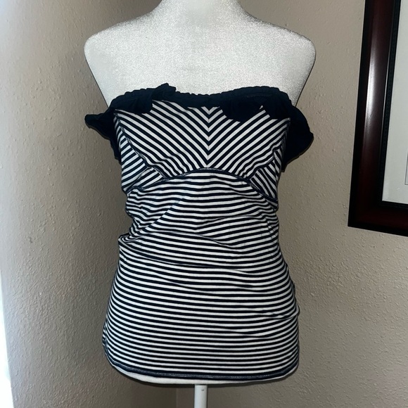 NWT! Abercrombie & Fitch 2000s Strapless Babydoll Tube Top - Picture 1 of 6